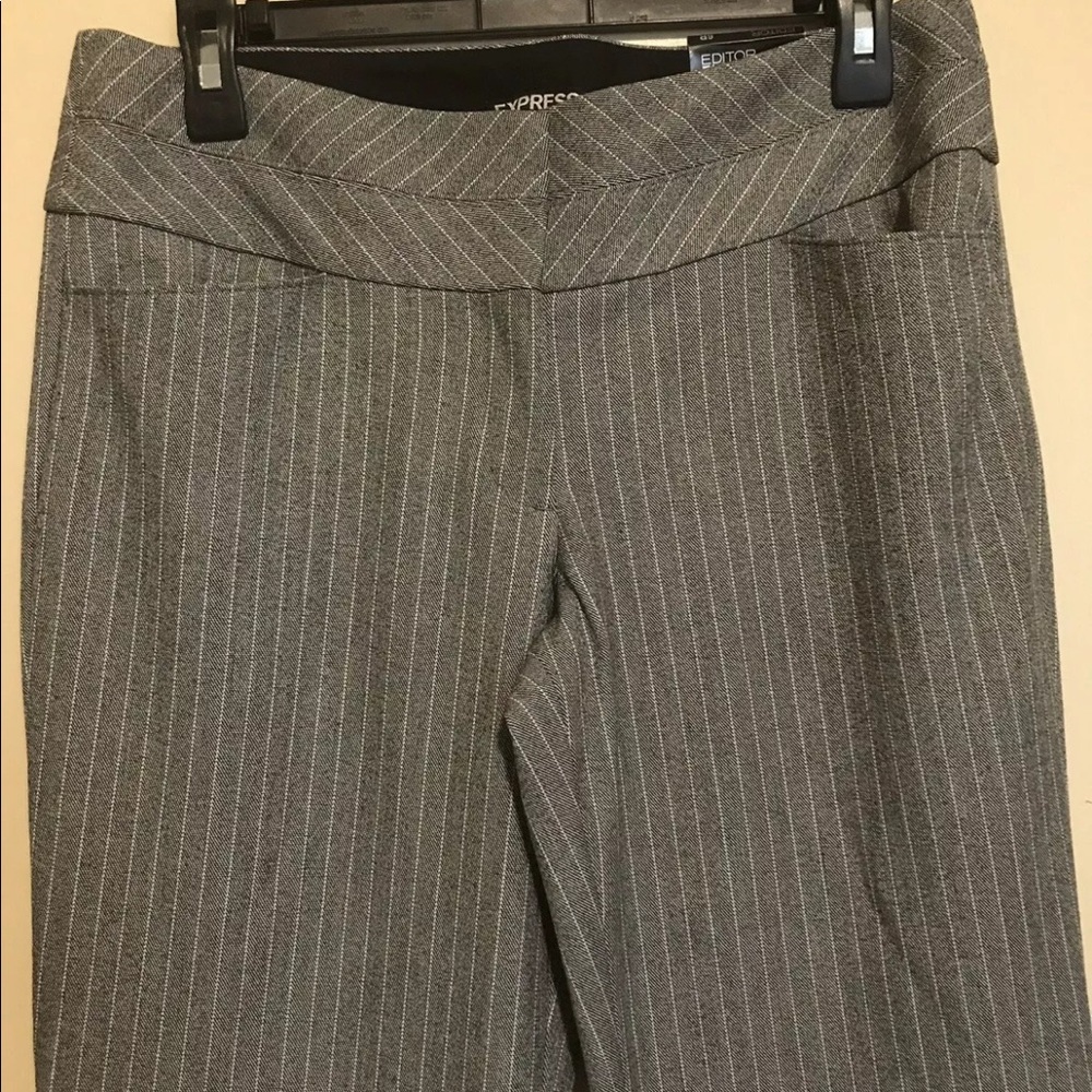 NWT Express Editor Pinstriped Dress Pants